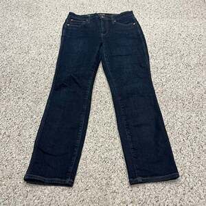 J Crew 9" Vintage Slim Straight Jeans 28 Womens Dark Wash Denim Classic Casual